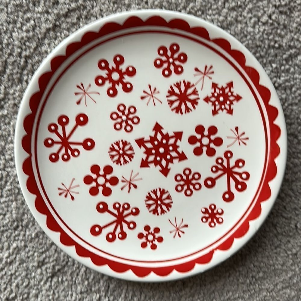 Holiday Home Snowflake ❄️ Dessert Plates! - Picture 4 of 6